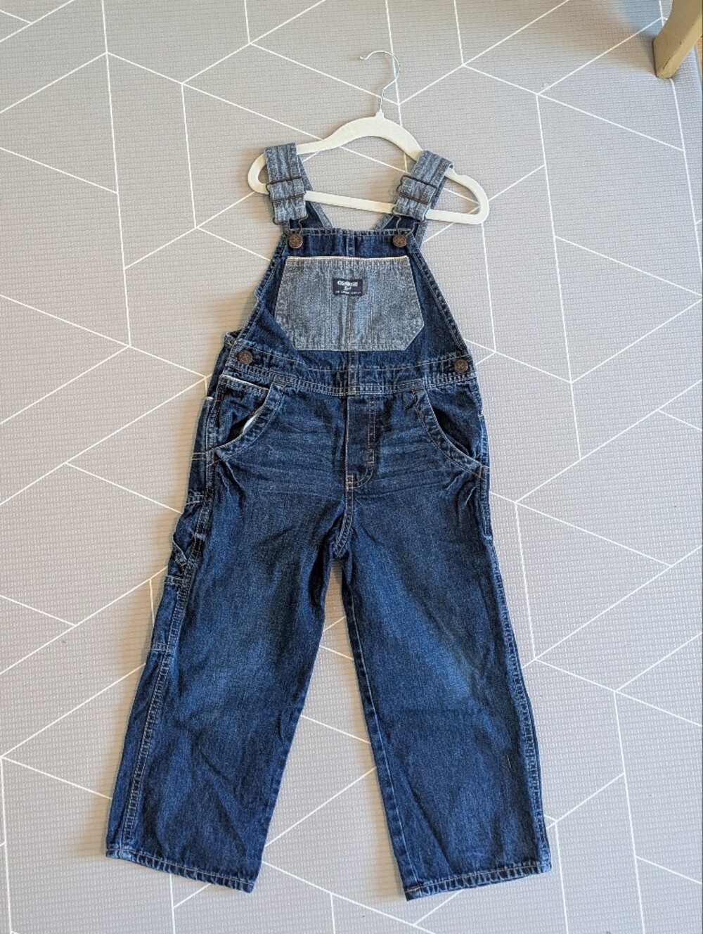 Oshkosh 4T Denim Overall One-piece Jumper - Boys, Girls Or Gender Neutral